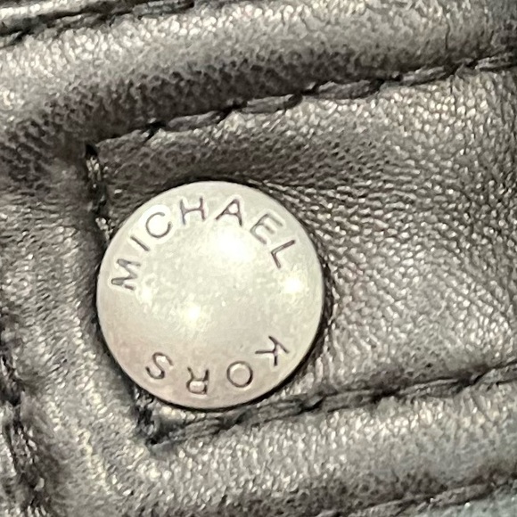 MICHAEL MICHAEL KORS Vintage Lambskin Leather Jacket Black (1X) GUC - Picture 6 of 9